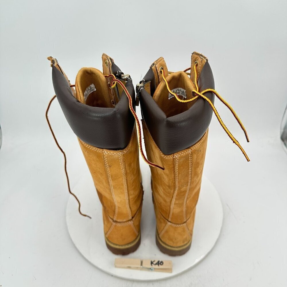 Timberland Asphalt Trail Women Size 4.5 83980 Brown Tall Lace Side Zipper Boot - Picture 12 of 13